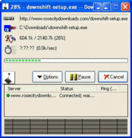 DownShift Download Manager screenshot